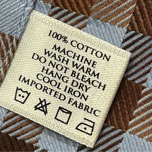 Robert Talbott Dress Shirt Button Up. Medium - Picture 4 of 6